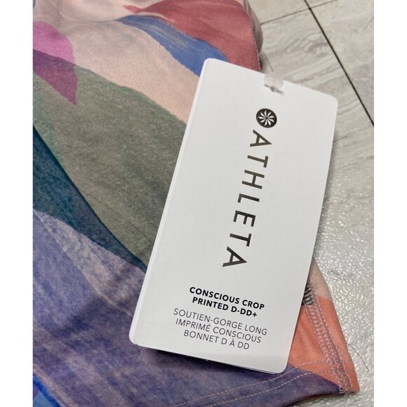 NWT Athleta Conscious Crop in Vibrance Orchid Pink-sz Small - Picture 5 of 9